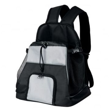 TRIXIE, geantă transport câini și pisici, XS(max. 5kg), nylon, deschidere frontală&laterală, cu rotile, negru și gri, 32 x 37 x 24 cm
