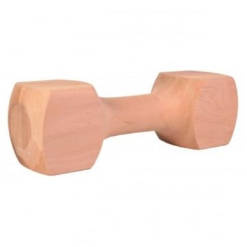 TRIXIE, jucărie aport câini, lemn, 650g, maro