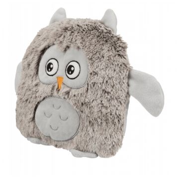 Trixie, jucărie bufniță câini, cu sunet, pluș, 26cm, multicolor