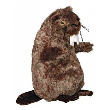Trixie, jucărie castor câini, cu sunet, pluș, 27cm, multicolor