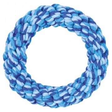 TRIXIE, jucărie cerc din sfoară câini, 14cm, multicolor