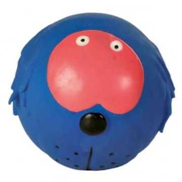 Trixie, jucărie chipuri câini, cu sunet, latex, 6cm, multicolor