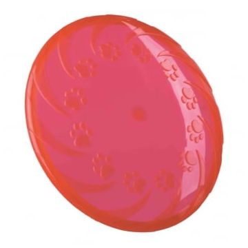 Trixie, jucărie frisbie disc câini plutitor, plastic, 18cm, multicolor