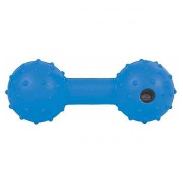 TRIXIE, jucărie ganteră cu clopotel câini, cauciuc, 12.5cm, multicolor