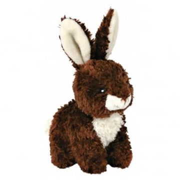 Trixie, jucărie iepuraș câini, cu sunet, pluș, 15cm, multicolor