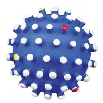 Trixie, jucărie minge arici câini, cu sunet, vinil, 10cm, multicolor
