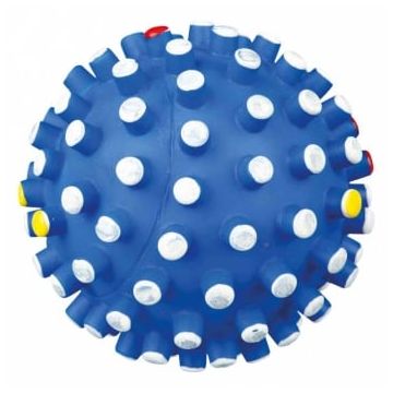 Trixie, jucărie minge arici câini, cu sunet, vinil, 12cm, multicolor