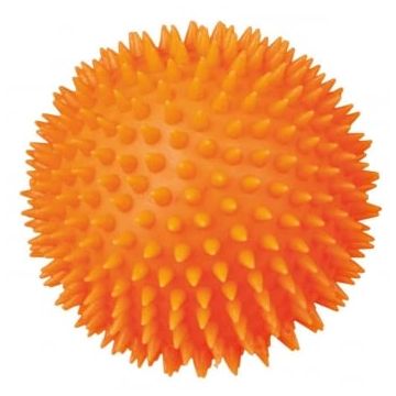 TRIXIE, jucărie minge cu țepi câini, vinil, 10cm, multicolor