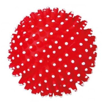 TRIXIE, jucărie minge cu țepi câini, vinil, 7cm, multicolor