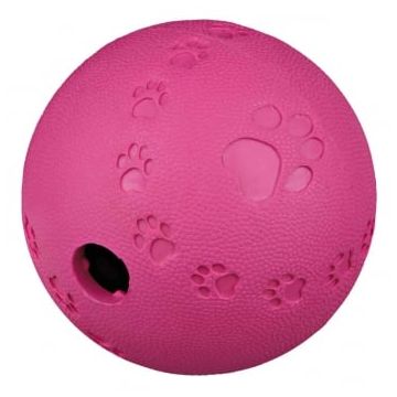 Trixie, jucărie minge cu labirint câini, cauciuc natural, 11cm, multicolor