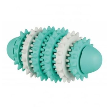 TRIXIE, jucărie minge de rugby cu țepi câini, cauciuc, 15cm, multicolor