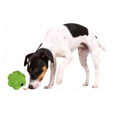 Trixie, jucărie minge surpriză câini, cauciuc natural, 9cm, multicolor