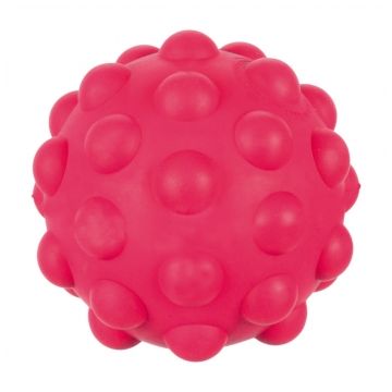 Trixie, jucărie mingie câini, cu sunet de înaltă frecvența, cauciuc, 9cm, multicolor
