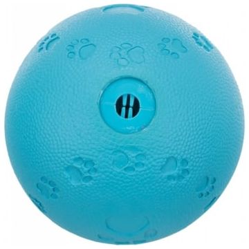 Trixie, jucărie mingie sport câini, cu sunet, cauciuc natural, 7cm, multicolor