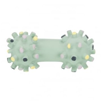 Trixie, jucărie mini-ganteră câini juniori, latex, 10cm, multicolor