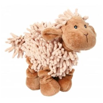 Trixie, jucărie oaie câini, cu sunet, pluș, 21cm, multicolor