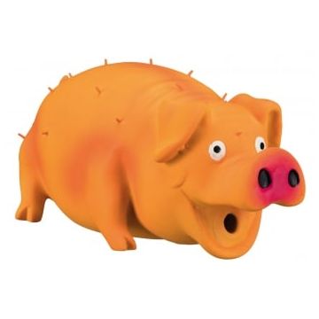 Trixie, jucărie porc cu țepi câini, cu sunet original, latex, 21cm, multicolor