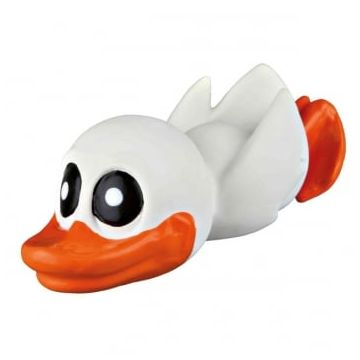 Trixie, jucărie rață câini, cu sunet, latex, 13cm, multicolor