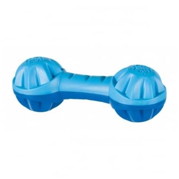 Trixie, jucărie răcoritoare dumbbell os câini, cauciuc, 18cm, multicolor