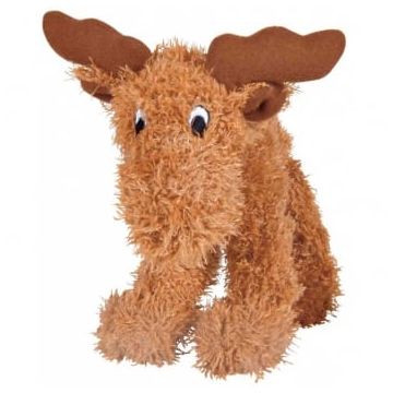 Trixie, jucărie ren câini, cu sunet, pluș, 15cm, multicolor
