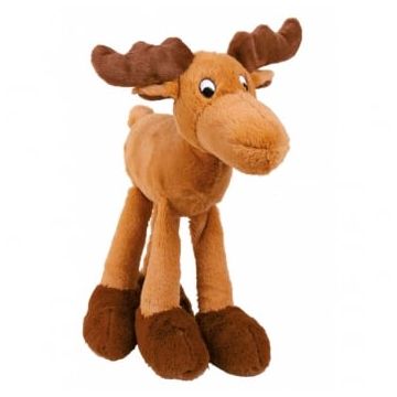 Trixie, jucărie ren câini, cu sunet, pluș, 30cm, multicolor