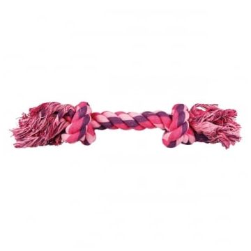 TRIXIE, jucărie sfoară cu 2 noduri câini, 40cm, multicolor
