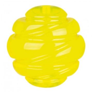 Trixie, jucărie sporting ball plutitor câini, plastic, 8cm, galben