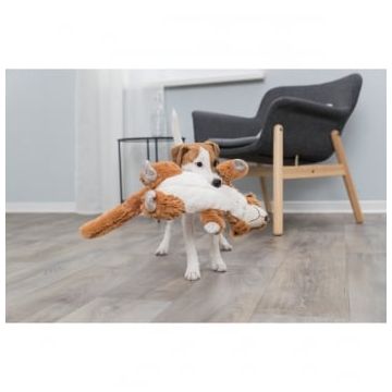 Trixie, jucărie suricata câini, cu sunet, pluș, 40cm, multicolor