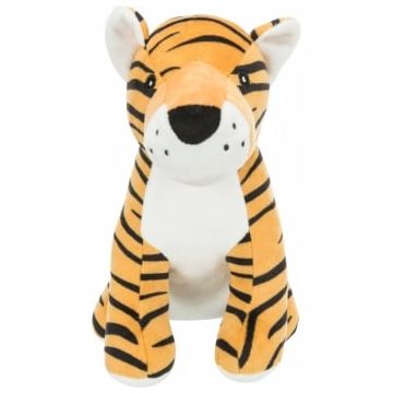 Trixie, jucărie tigru câini, cu sunet, pluș, 21cm, multicolor