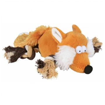 Trixie, jucărie vulpe câini, cu sunet, pluș, 34cm, multicolor