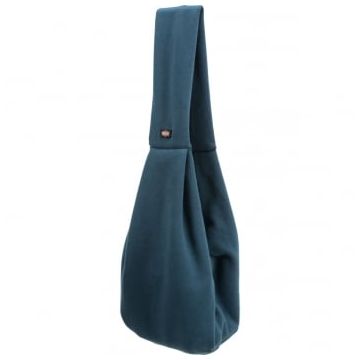 TRIXIE Junior, geantă transport câini, XS(max. 5kg), textil, deschidere superioară, albastru și gri, 22 x 20 x 60 cm