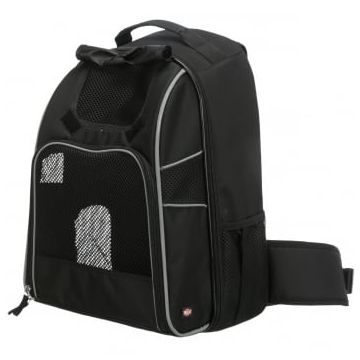 TRIXIE Wiliam, rucsac transport câini, XS-L(max. 30kg), poliester, deschidere frontală, cu buzunare, negru, 33 x 43 x 23 cm