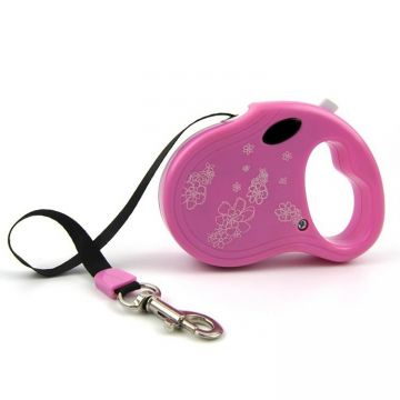 4DOG DELUXE Lesa Retractabila Talie mini color - 3M