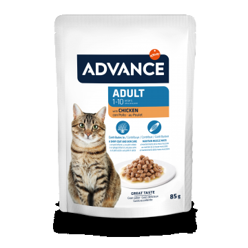 Advance Cat Wet Adult Pui, 85 g ieftina