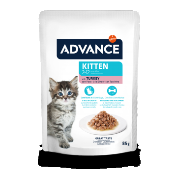 Advance Cat Wet Kitten Curcan, 85 g ieftina