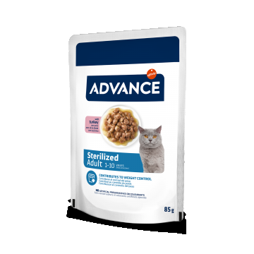 Advance Cat Wet Sterilized Curcan, 85 g