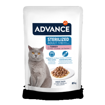 Advance Cat Wet Sterilized Curcan, 85 g ieftina