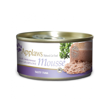 APPLAWS Cat Mousse Tin Tuna cu ton 72x70g + capac conserva SIMPLY FROM NATURE GRATIS