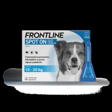 Frontline Spot On M, 10-20 kg, 3 pipete, Frontline