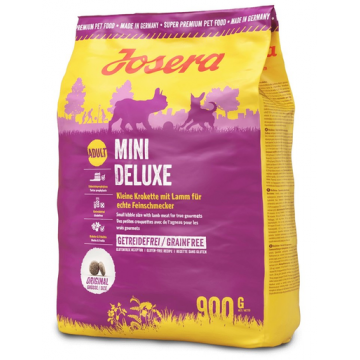 JOSERA Mini Deluxe hrana uscata pentru caini adulti talie mica 900 g