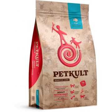 Petkult Sensitive Adult Medium Peste, 12 kg ieftina