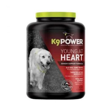 Supliment nutritiv pentru cainii seniori Young At Heart, 454 g, K9Power