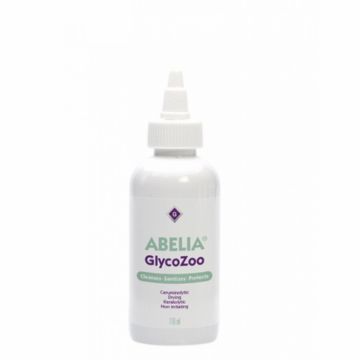 Abelia GlycoZoo, solutie auriculara de curatare,uscare, cerumenolitica, keratolitica si cu efecte lipolitice, VetNova, 118ml de firma original