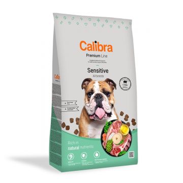 CALIBRA Premium Line Sensitive, Miel, hrană uscată câini, 12kg