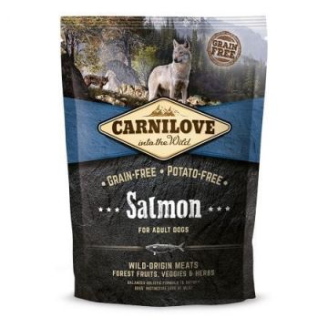 CARNILOVE Adult S-XL, Somon, hrană uscată fără cereale câini, 1.5kg