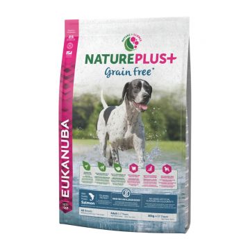 EUKANUBA Grain Free Adult S-XL, Somon, hrană uscată câini, 10kg