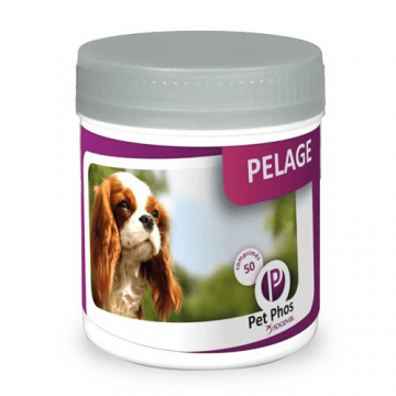 Pet Phos Pelage Piele si Blana, 450 Tablete