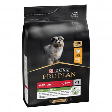 PURINA Pro Plan Puppy M, Pui, hrană uscată câini junior, 3kg