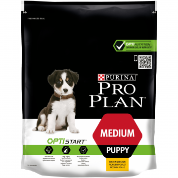 PURINA Pro Plan Puppy M, Pui, hrană uscată câini junior, 800g