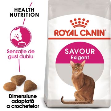 Royal Canin Exigent Savour Adult, hrană uscată pisici, apetit capricios, 400g